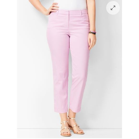Talbots Pants - NWT Talbot's Perfect Crop Pant Pink